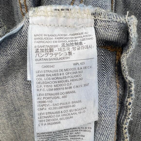 VTG Levi's Denim Jacket Men's S Blue Classic Trucker Jacket Vintage 80s Preppy - Picture 7 of 11